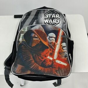 Star Wars The Force Awakens Kylo Ren Stormtrooper Backpack Black Gray